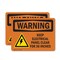 Signmission Keep Electrical Panel Clear With Symbol OSHA Warning Sign, Plastic, 14in W x 10in L, 2PK OS-2PACK-WS-P-1014-L-12209 - alternate 1